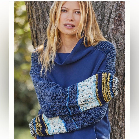 NWT Anthropologie Daily Practice cozy cowl neck tunic dress. Size Large - Picture 3 of 12